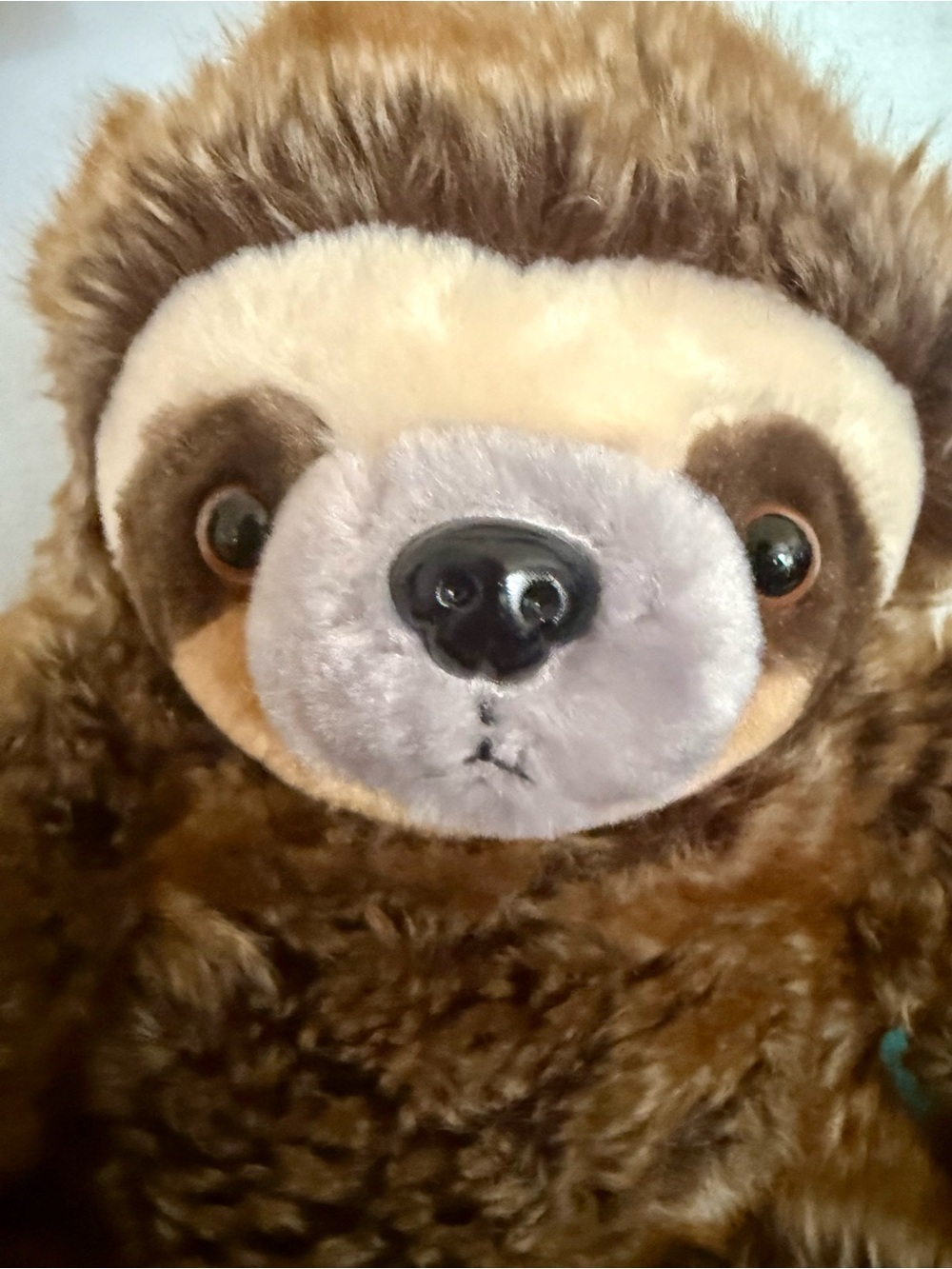 Morpho Travel Eco Toys ANTONIO THE SLOTH Plush 12" Recycled Plastic - Picture 2 of 9